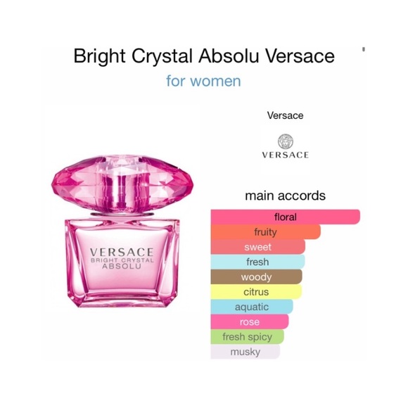 VERSACE Bright Crystal Absolu Eau de Parfum Mini Splash - .17 fl oz NIB - Picture 2 of 8